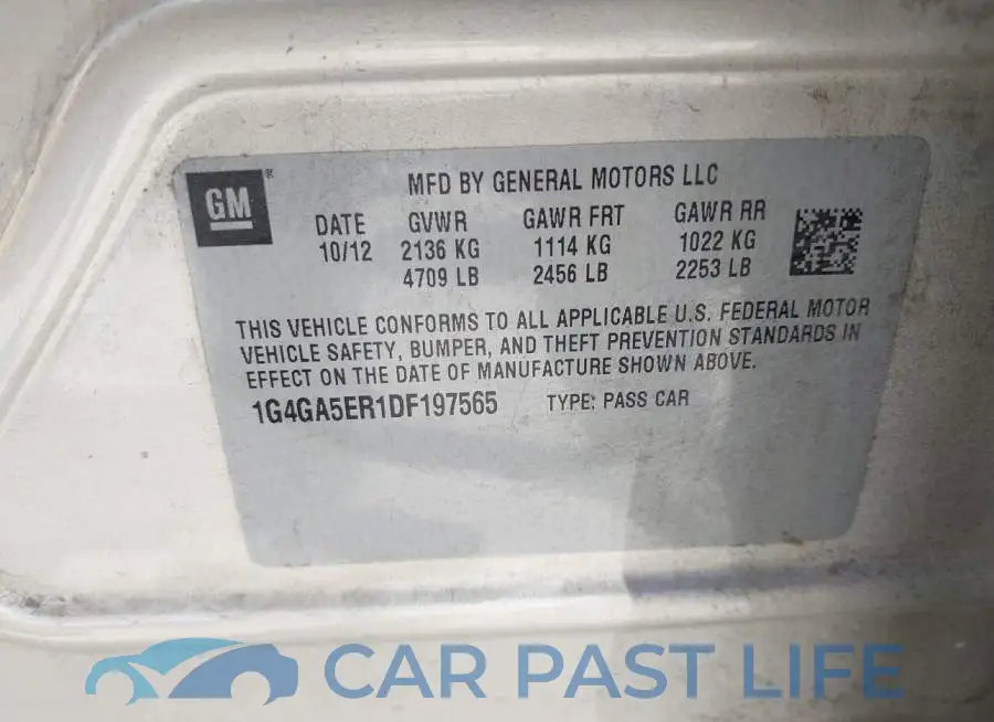 1G4GA5ER1DF197565# 9