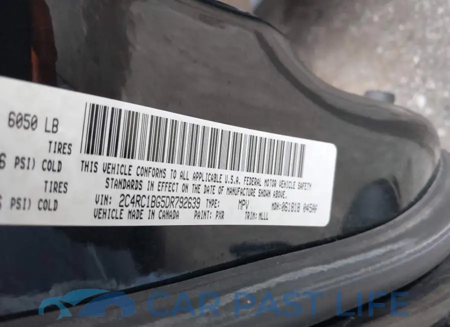 2C4RC1BG5DR792639# 9