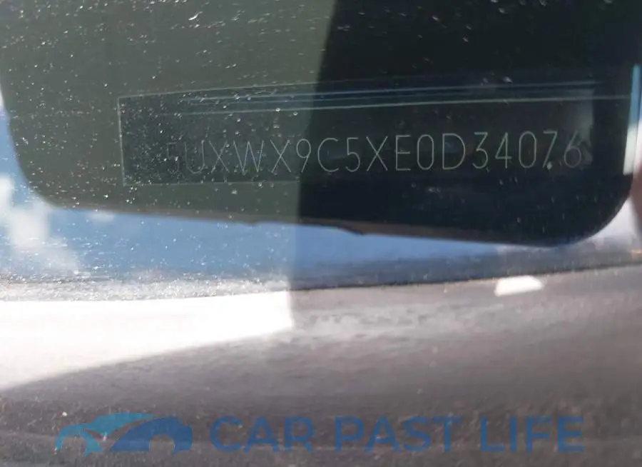 5UXWX9C5XE0D34076# 9