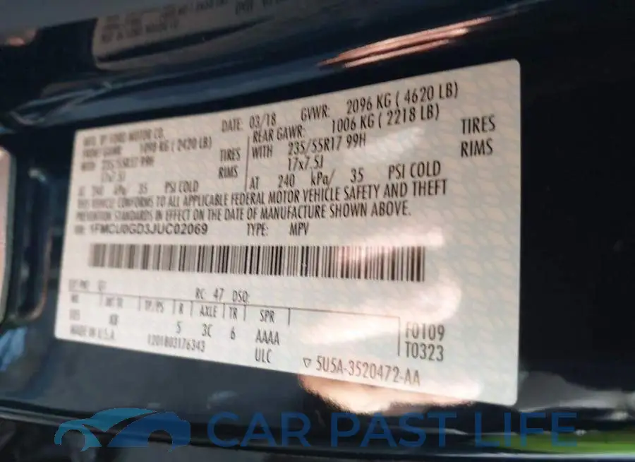 1FMCU0GD3JUC02069# 9