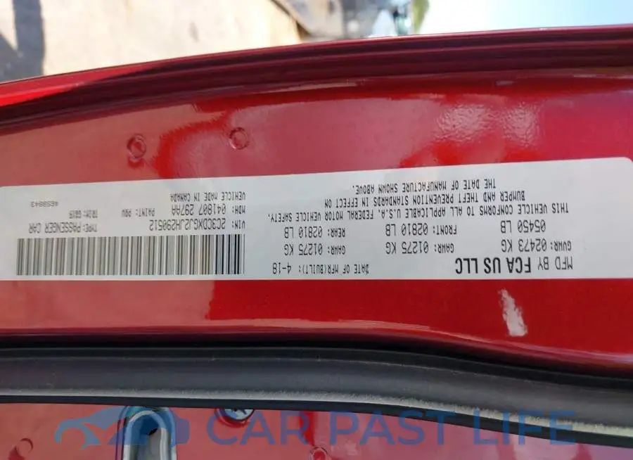 2C3CDXGJ2JH290512# 9