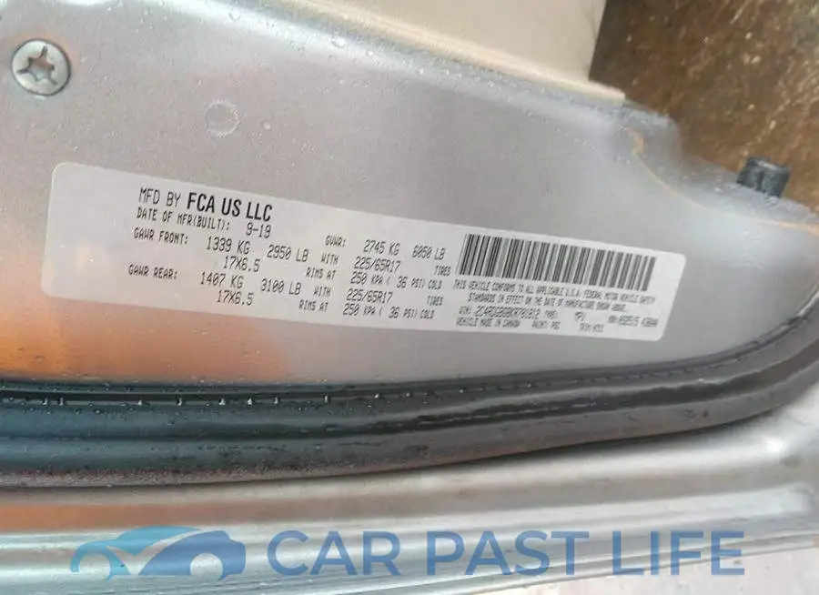 2C4RDGBG8KR781812# 9