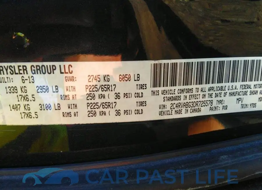 2C4RVABG3DR725578# 9