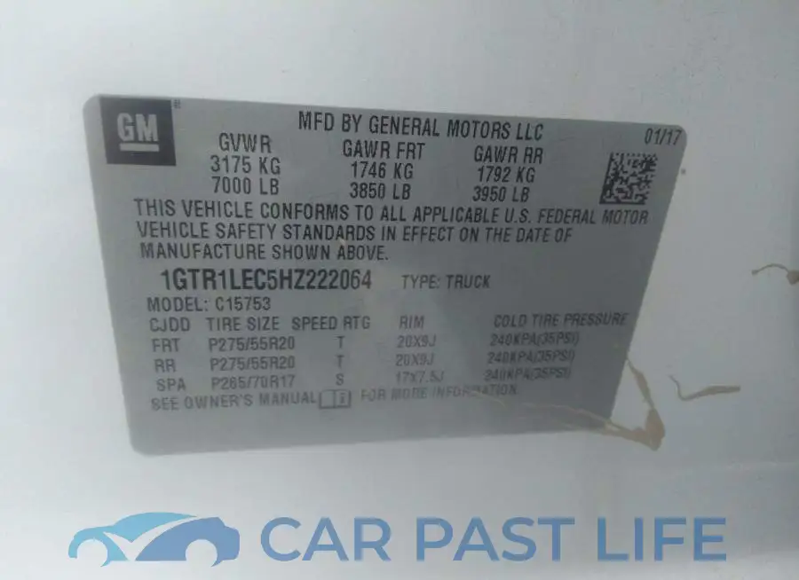 1GTR1LEC5HZ222064# 9