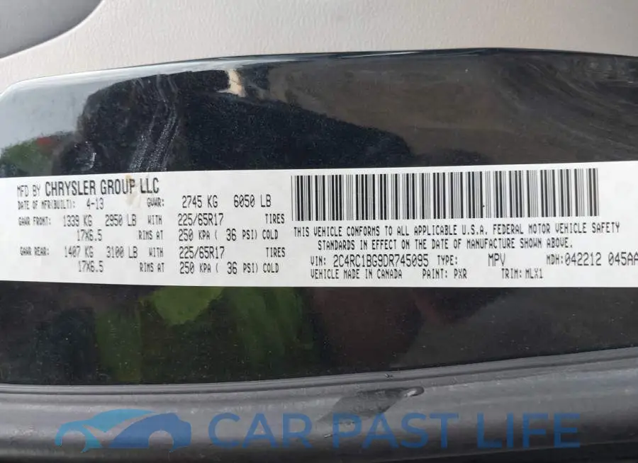 2C4RC1BG9DR745095# 9