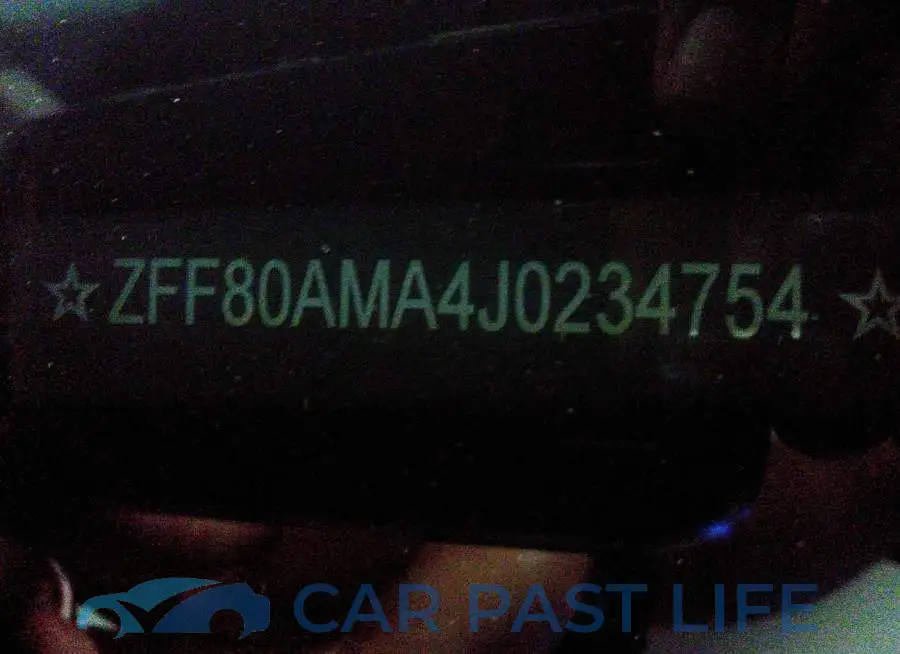 ZFF80AMA4J0234754# 9