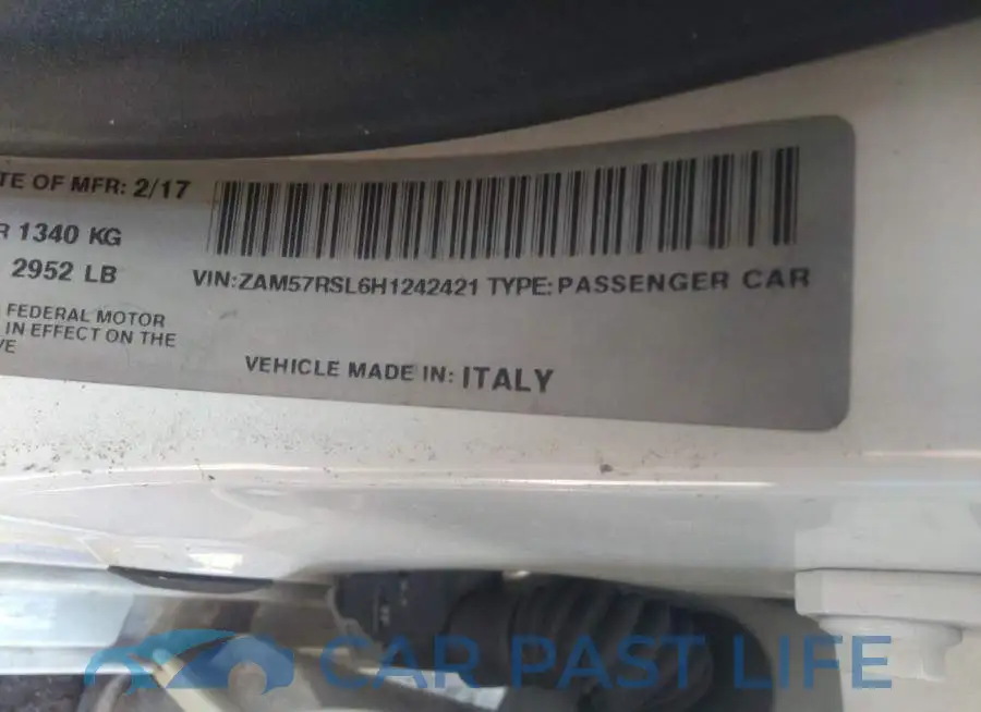 ZAM57RSL6H1242421# 9