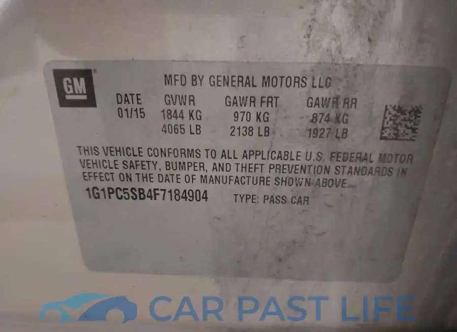 1G1PC5SB4F7184904# 9