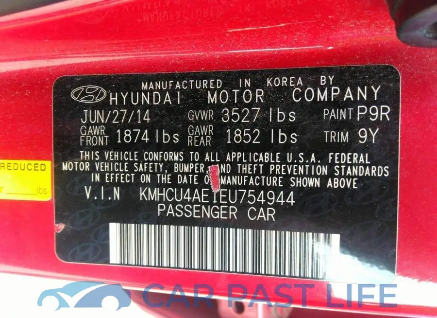 KMHCU4AE1EU754944# 9
