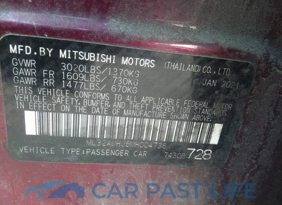 ML32AUHJ6MH004736# 9