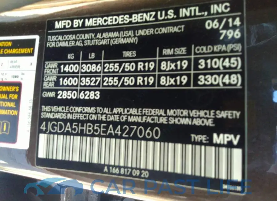 4JGDA5HB5EA427060# 9