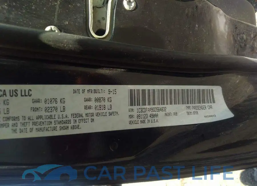 1C3CDFAA9GD564832# 9