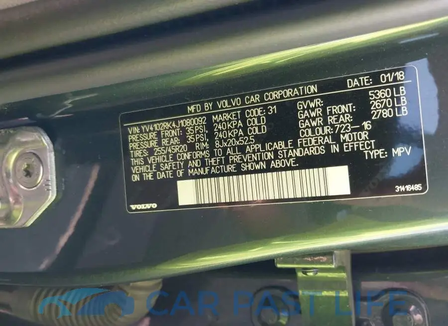 YV4102RK4J1080092# 9