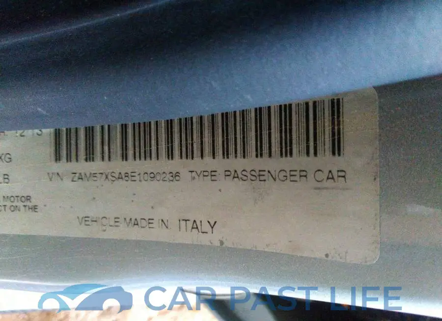 ZAM57XSA8E1090236# 9