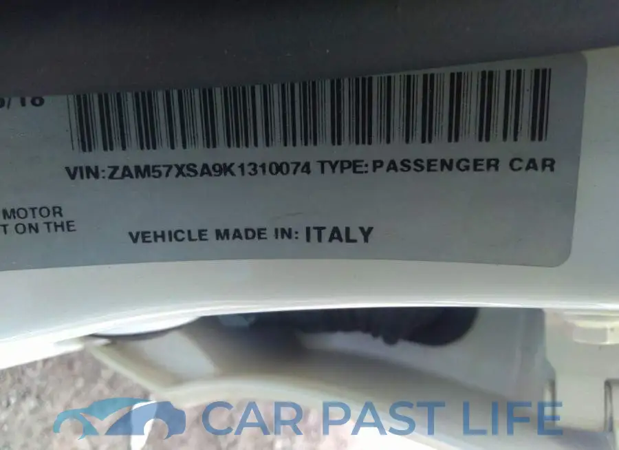ZAM57XSA9K1310074# 9