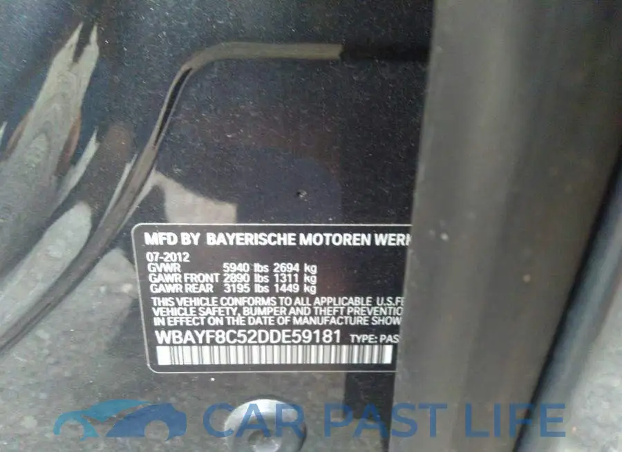 WBAYF8C52DDE59181# 9