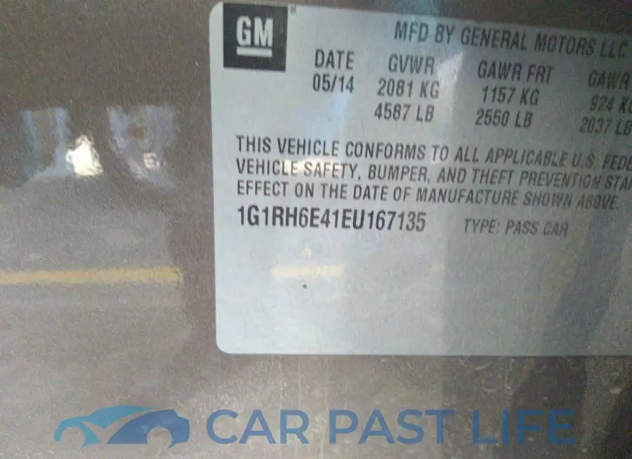 1G1RH6E41EU167135# 9