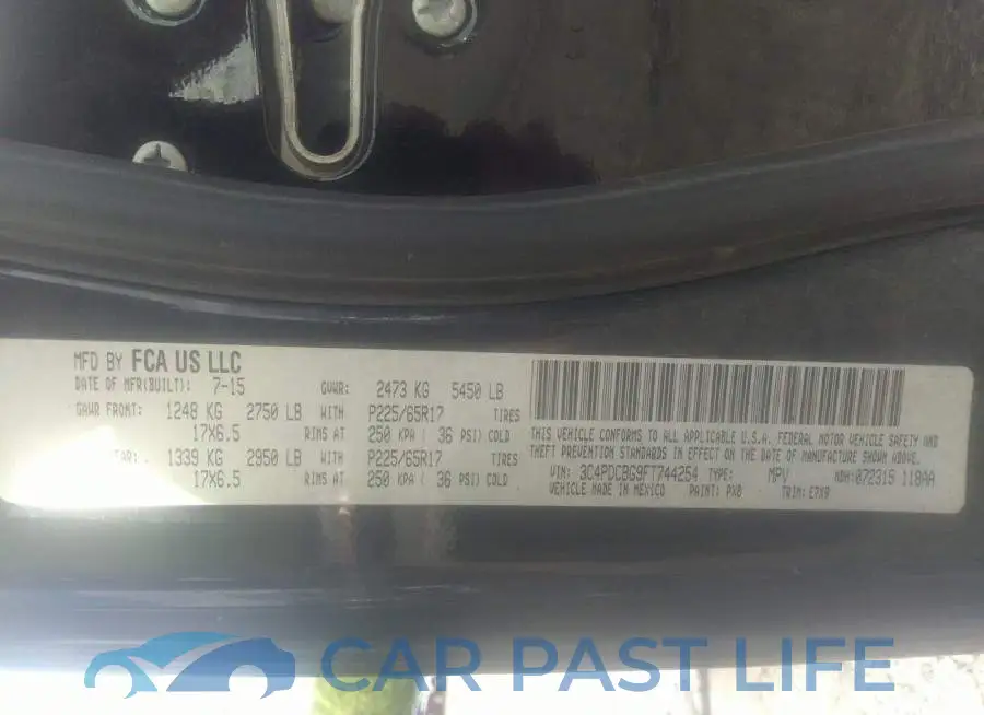 3C4PDCBG9FT744254# 9
