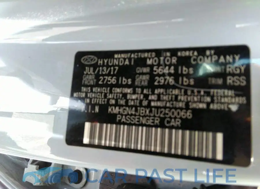 KMHGN4JBXJU250066# 9