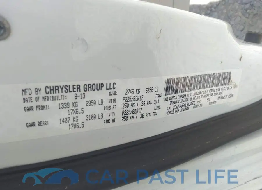 2C4RVABG8ER134356# 9