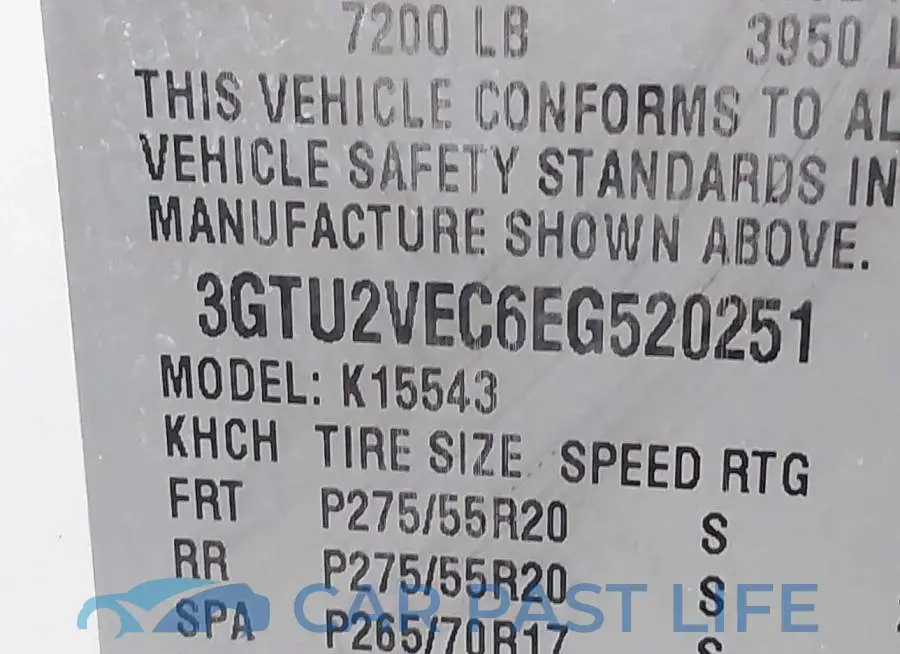 3GTU2VEC6EG520251# 9