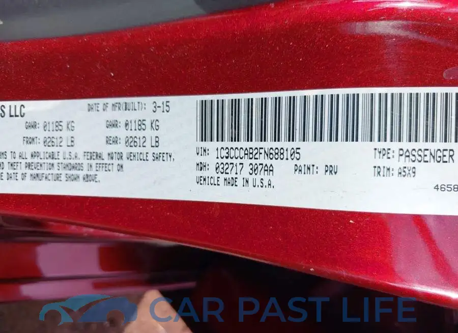 1C3CCCAB2FN688105# 9