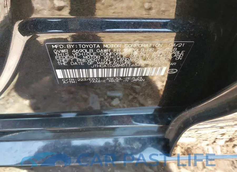 JTHCA1D28M5114847# 9
