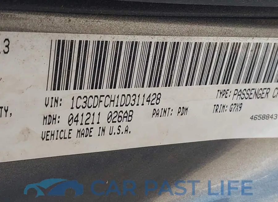1C3CDFCH1DD311428# 9