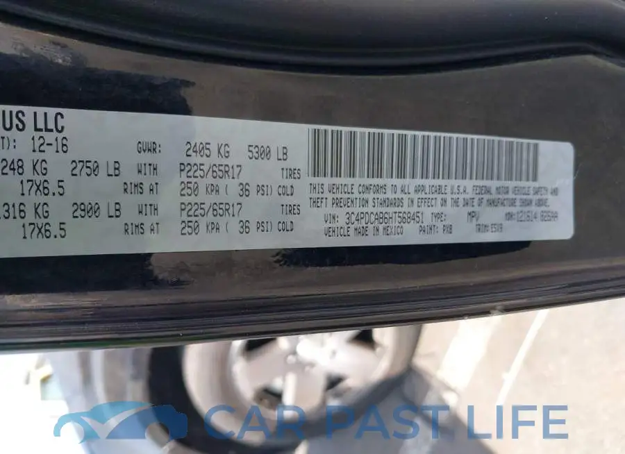 3C4PDCAB6HT568451# 9