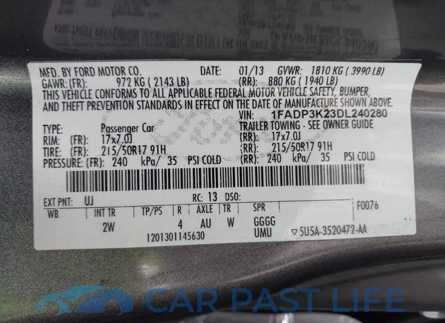 1FADP3K23DL240280# 9