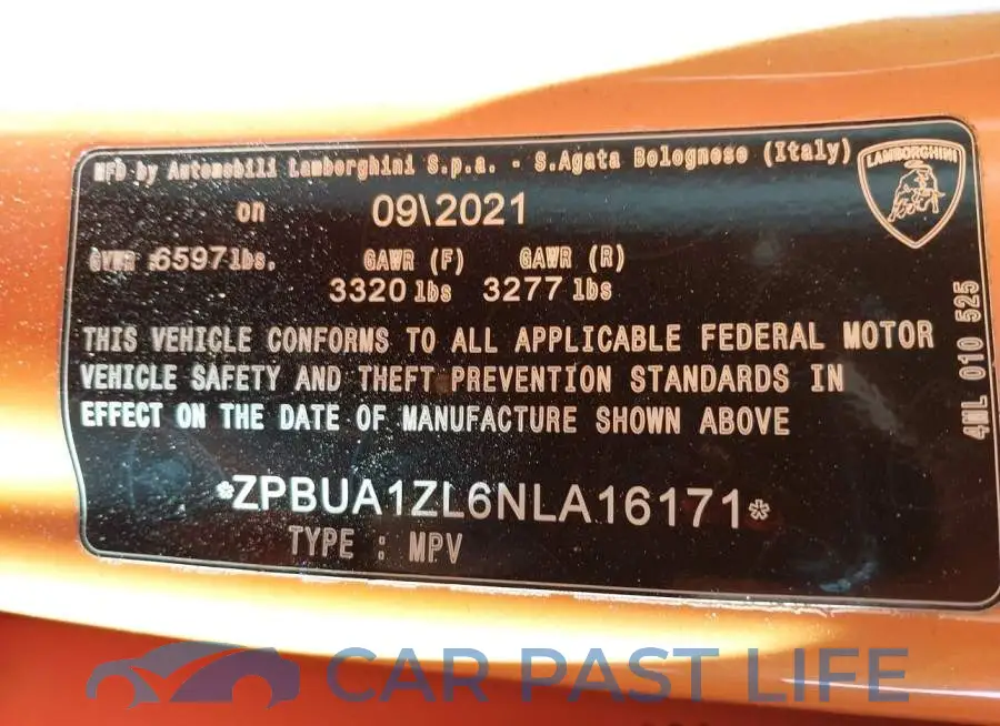 ZPBUA1ZL6NLA16171# 9