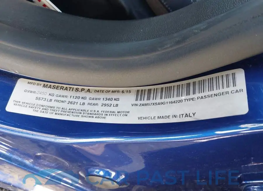 ZAM57XSA9G1164220# 9