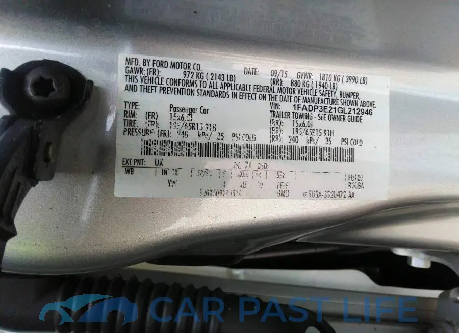 1FADP3E21GL212946# 9