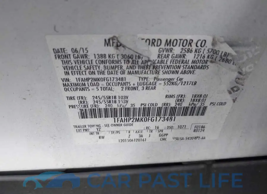 1FAHP2MK0FG173481# 9