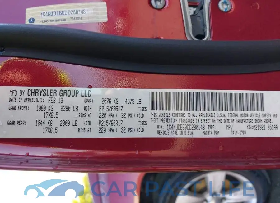 1C4NJDEB0DD280148# 9