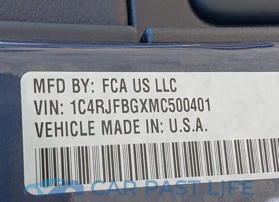 1C4RJFBGXMC500401# 9