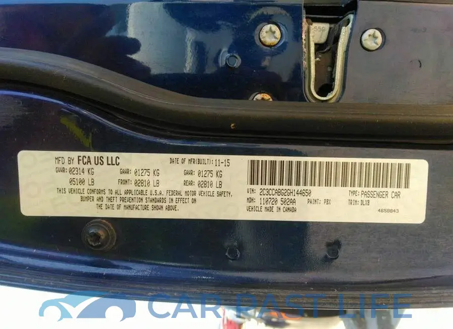 2C3CCABG2GH144650# 9