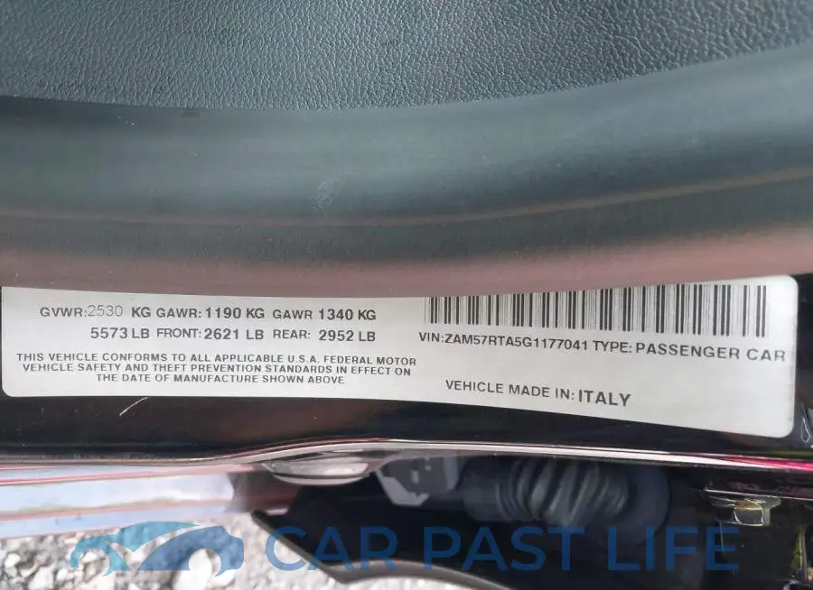 ZAM57RTA5G1177041# 9