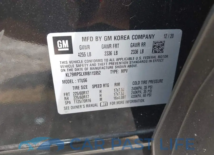 KL79MPSLXMB115952# 9
