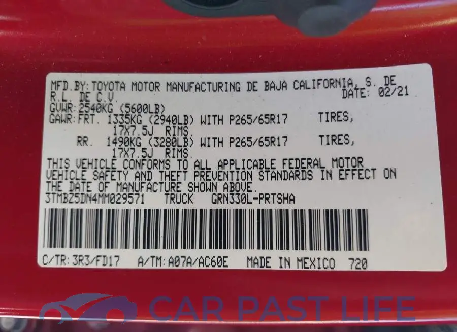 3TMBZ5DN4MM029571# 9
