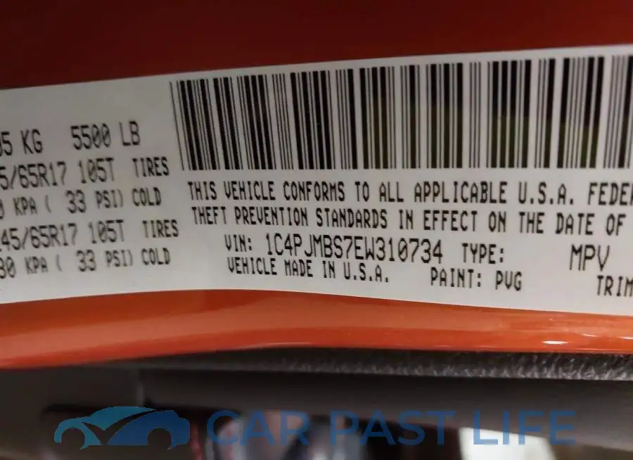 1C4PJMBS7EW310734# 9