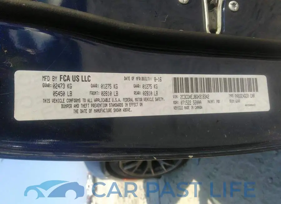 2C3CDXEJ8GH318342# 9