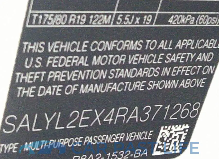 SALYL2EX4RA371268# 9