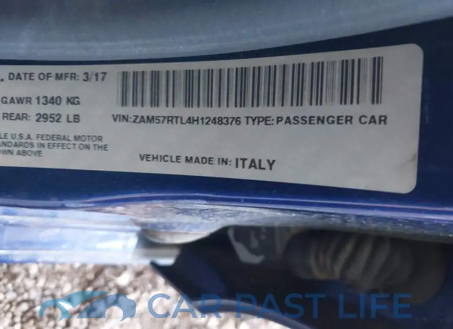ZAM57RTL4H1248376# 9