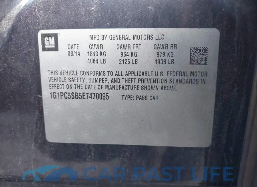1G1PC5SB5E7470095# 9