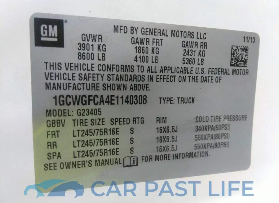 1GCWGFCA4E1140308# 9