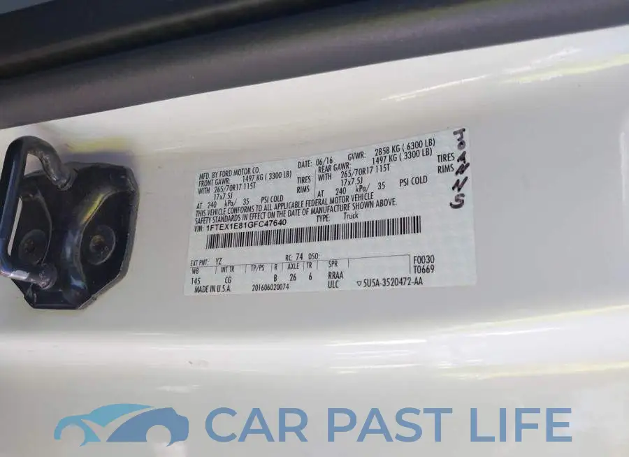 1FTEX1E81GFC47640# 9