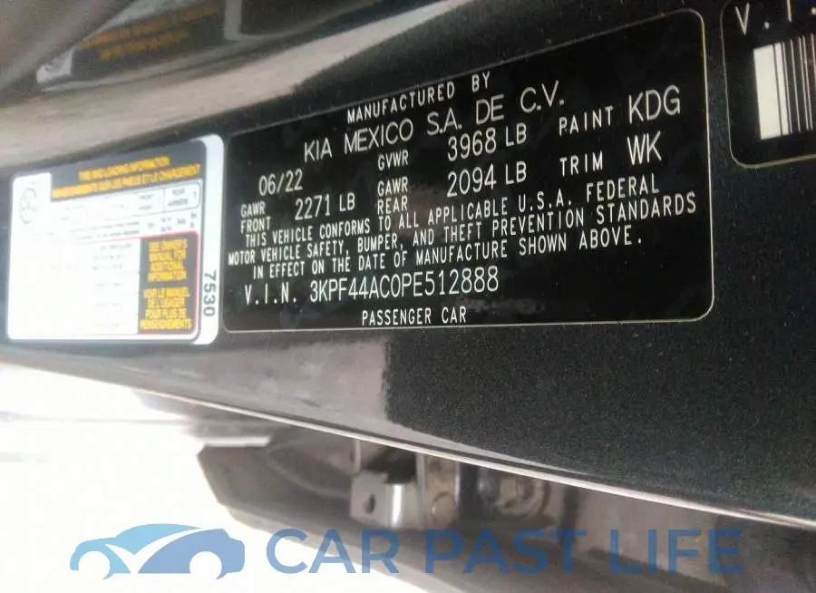 3KPF44AC0PE512888# 9