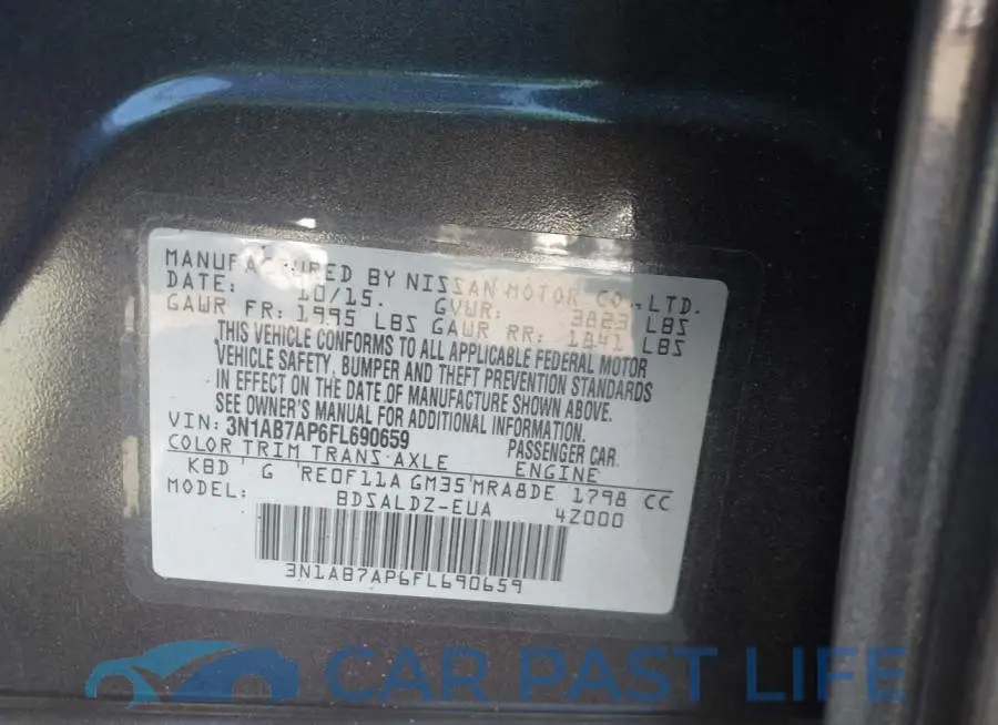 3N1AB7AP6FL690659# 9
