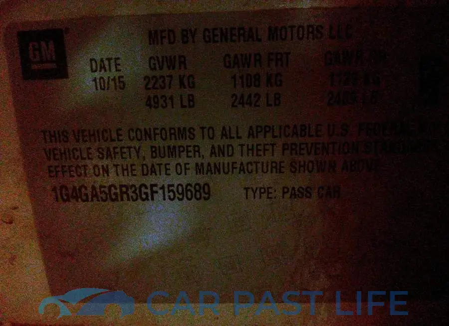 1G4GA5GR3GF159689# 9
